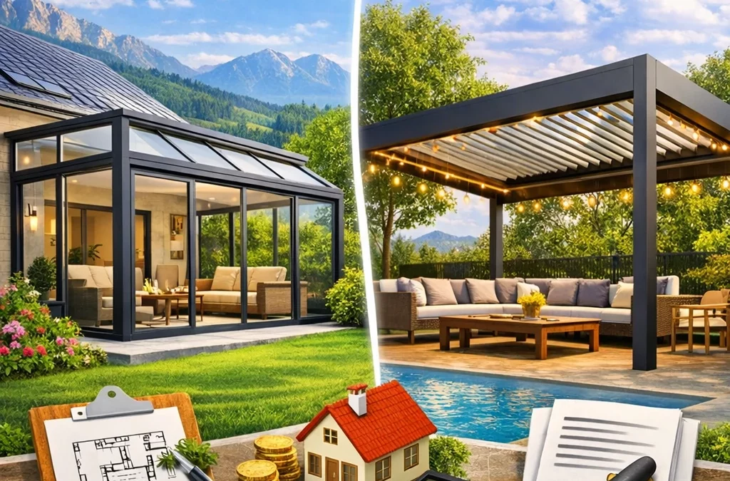 Véranda ou pergola à Fribourg : démarches, prix, conseils